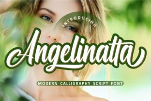 Angelinatta: A Dazzling Script Font