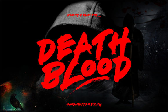 Deathblood: A Bold Handwritten Font