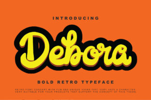 Debora: A Bold Handwritten Font