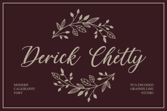 Derick Chetty: A Font That Elevates Your Brand