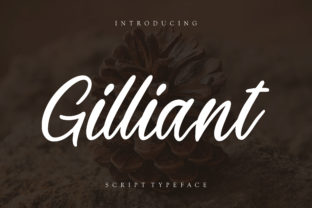 Gilliant: A Script Font for Web Design