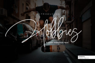 Hobbies: A Handcrafted Font for Web Design