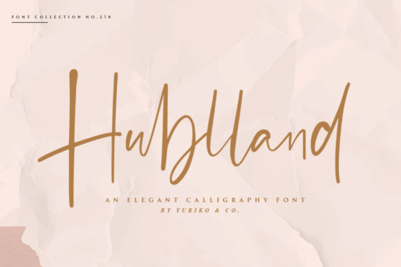 Hublland: A Modern Script Font