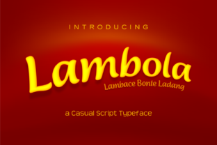 Lambola: A Handwritten Font for Editorial Flow