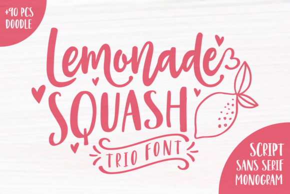 Lemonade Squash: A Friendly Script for Branding