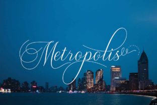 Metropolis: A Bold Handwritten Font for Creative Projects