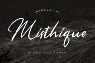Misthique: A Script Font for Creative Makers