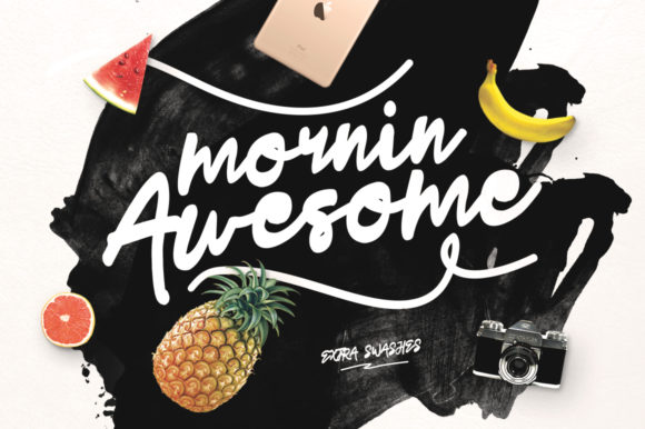 Mornin Awesome Font Review