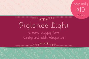 Piglence Light: A Vintage Script for Modern Design