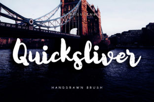 Quicksliver Font for Creative Crafters