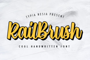 Rail Brush: A Bold Font for Creative Campaigns