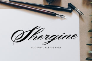 Shergine: Elegant Script Font