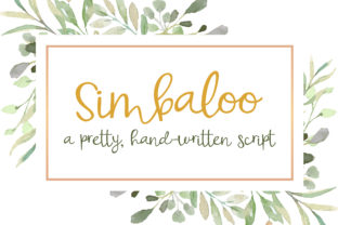 Simbaloo: A Beautiful Script Font