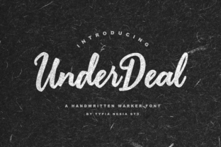 Under Deal: A Handwritten Font for Elegant Design