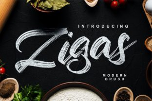 Zigas: A Handwritten Font for Creative Campaigns